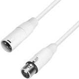 Adam Hall K4 MMF 1500 SNOW XLR priklučni konektor [1x moški konektor XLR - 1x ženski konektor XLR] 15.00 m bela, (20428118) | Shoptok.si