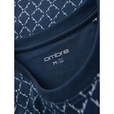 Ombre Men's full print knit shirt - navy blue | shoptok.hr