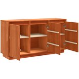  Kreveta Smeđi hrast 111 x 34 x 60 cm Čvrsto borovo drvo | shoptok.hr