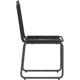  Vrtne stolice 2 pcs Crna 48 x 55 x 89 5 cm Ratan | shoptok.hr