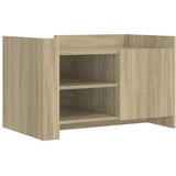  Stolić za kavu boja hrasta 80 x 50 x 50 cm konstruirano drvo | shoptok.hr