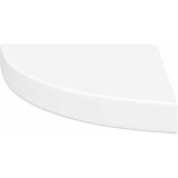  Plutajuće kutne police 2 kom bijele 25 x 25 x 3,8 cm MDF | shoptok.hr