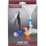 Vin_Bouquet Vinski set otvarač i silikonski obeleživači Cene