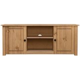 Maison Chic TV omarica - TV stojalo - Televizijska omarica 120x40x50 cm trdna borovina Panama Range, (21699176) Cene
