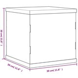 Kutija za izlaganje prozirna 30 x 30 x 30 cm akrilna | shoptok.hr