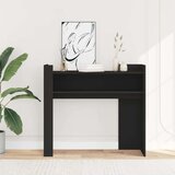  Konzolni stol crni 100x35x90 cm od konstruiranog drva | shoptok.hr