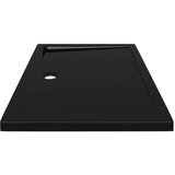 vidaXL Pravokutna ABS tuš-kada crna 80 x 110 cm | shoptok.hr