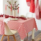 Catherine Lansfield Bombažen namizni prt 137x178 cm Candy Cane – | Shoptok.si