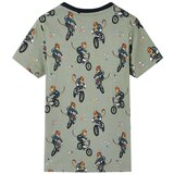  Dječja pidžama s kratkim rukavima svijetla kaki boja 116 | shoptok.hr