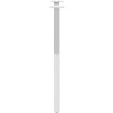 vidaXL Noge za jedilno mizo v obliki črke X, 2 kosa, bele barve, 50 x (72-73) cm, jeklo | Shoptok.si