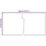 Balkonski zaslon svijetlosmeđi 400 x 90 cm od poliratana | Eponuda.com
