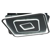 Brilagi LED prigušiva stropno světlo IRIS LED/98W/230V 50x50 cm crna + daljinski upravljač | Eponuda.com