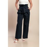 Fenzy Plus Size Hlače Z Visokim Pasom, Temno Modra | Shoptok.si