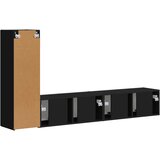  Set TV komoda 3 kom. Crna Konstruirano drvo | Shoptok.si