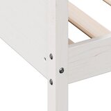  Dnevni krevet bez madraca bijeli 90 x 190 cm masivna borovina | shoptok.hr