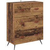  Highboard Staro drvo 69,5 x 34 x 180 cm Konstruirano drvo Slike
