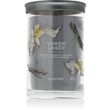 Yankee Candle Signature Smoked Vanilla & Cashmere Tumbler 567 g dišeča svečka Cene