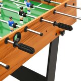 vidaXL Zložljiva miza za namizni nogomet 121x61x80 cm svetlo rjava | Shoptok.si