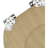  Toaletni pokrov s tiho zaporo 2 pcs Svetla bambusova barva, (5000208008) | Shoptok.si