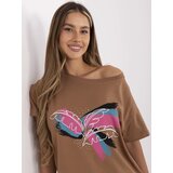 Calimera T-shirt-CLM-TS-1019.79-light brown | Shoptok.si