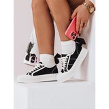 DStreet Trampki damskie ELIDA czarne | shoptok.hr