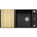 Blanco sudoper AXIA III XL 6 S-F InFino SILGRANIT daska drvo, s dalj.upr. - GRAFIT | shoptok.hr