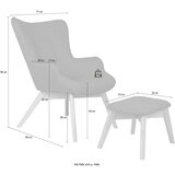 Ropez Zelen fotelj z naslonjalom za noge Niko – | Shoptok.si