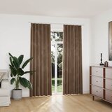  Zavjese za zamračivanje 2 kom baršunaste bež 140 x 225 cm | shoptok.hr