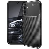 Techsuit CarbonFiber ovitek za Samsung Galaxy A14 4G / A14 5G – črn | Shoptok.si