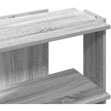 vidaXL Regal za knjige s 3 razine siva boja hrasta 60x30x60 cm drveni | shoptok.hr