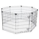 TIAKI metalna ograda za štenad - veličina M: 8 panela po Š 61 x V 76 cm | shoptok.hr