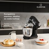 Klarstein Bella Evo kuhinjski robot | planetarni mešalni sistem | 3 mešalni nastavki | 1500 W | 5 l | Shoptok.si