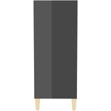  Komoda visok sijaj siva 57x35x90 cm iverna plošča, (20656411) | Shoptok.si