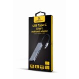 Gembird usb multiport adapter type c 5 v 1 hub hdmi pd, (20969409) | Shoptok.si