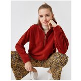 Koton Stand Up Collar Zippered Sweatshirt | shoptok.hr