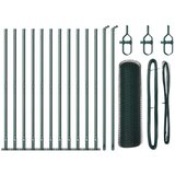  Set ograde Set od 2 Boja šume Čelik obložen praškom 25 x 0.5 m | shoptok.hr