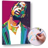  Slikanje po brojevima TRAVIS SCOTT - Level Starter 60x40 cm | bez okvira | shoptok.hr