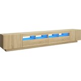 TV ormarić s LED svjetlima boja hrasta sonome 260 x 35 x 40 cm | shoptok.hr