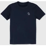 Abercrombie & Fitch Otroška kratka majica mornarsko modra barva