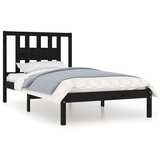  Za krevet od masivne borovine crni 100 x 200 cm | shoptok.hr