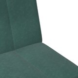  Kavč dvosed z ležiščem in stolčkom za noge temno zelen žamet, (21228631) | Shoptok.si
