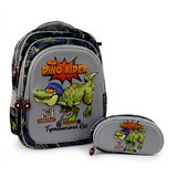 Meixi Dečiji školski ranac + pernica/ sa motivom dinosaurusa/ 40x30x20 Cene