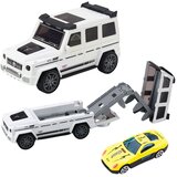  Terenski automobil Metalni Skriveni Automobil Svjetlo Zvuk Bijelo Plavo | shoptok.hr