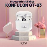 Konfulon bluetooth slušalice GT-03 bela