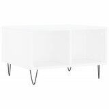 vidaXL Klubska mizica bela 60x50x36,5 cm inženirski les, (20908394) | Shoptok.si