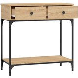  Konzolni stol boja hrasta 75 x 34,5 x 75 cm konstruirano drvo | Eponuda.ba