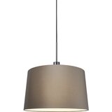 QAZQA Sodobna viseča svetilka črna s senčilom 45 cm v barvi - Combi 1 Cene