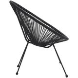  3-dijelni vrtni blagovaonski set crni | shoptok.hr