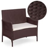 Multi Garden vrtni set namještaja – stol, klupa i fotelje, smeđi | shoptok.hr