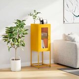 vidaXL Komoda senf žuta 36x39x107 cm hladno valjani čelik | shoptok.hr